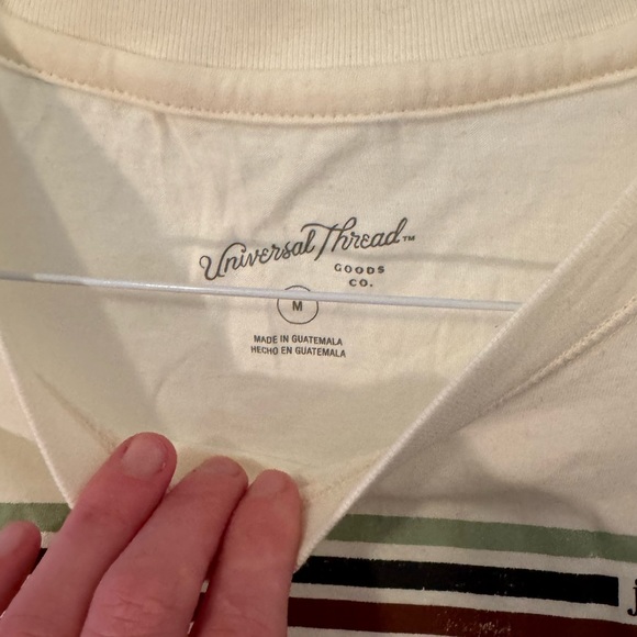 Universal Threads “je t’aime” Striped T-Shirt NWT (BUNDLE AND SAVE!) - Picture 5 of 6